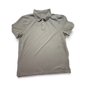 J.Crew Charcoal Flex Pique Polo
